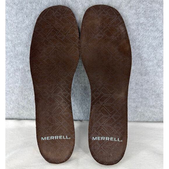 Merrell Women’s sz 9 Wild Senna Espresso Suede Slip On Moccasins Woven Comfort - Picture 6 of 10